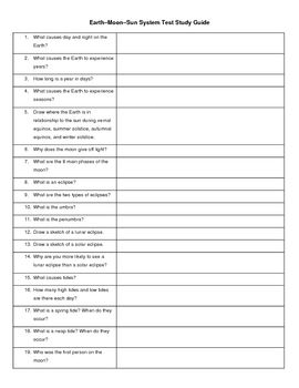 Study Guide Earth Science Answer Key